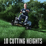 EGO ZT4205S 42″  Zero Turn Riding Mower Kit W/ E-Steer (4*4P 12Ah, 1600W Charger)