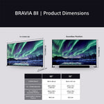 Sony BRAVIA 8 II K55XR8M25B 55" 4K OLED TV