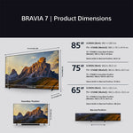 Sony BRAVIA 7 K75XR70PU 75" 4K Mini LED TV