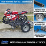 Go!Series Stand-Up™ DB507-A 3-Rail Folding Motorcycle Trailer