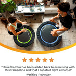 The Leaps & ReBounds Fitness Trampoline – Bungee Rebounder