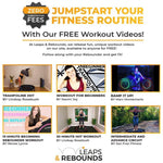 The Leaps & ReBounds Fitness Trampoline – Bungee Rebounder