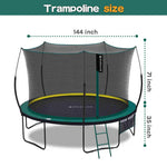 SkyBound Springless Trampoline 12FT