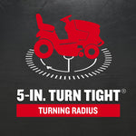 CRAFTSMAN T2400K | 46in 22HP TURN TIGHT Gas Riding Lawn Mower | KOHLER Twin-Cylinder 7000 Series Engine | Hydrostatic Transmission