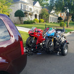 Go!Series Stand-Up™ DB507-A 3-Rail Folding Motorcycle Trailer