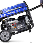 HY9000LEK-2 7kW Petrol Open Frame Site Generator