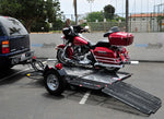 Dual Ride-Up SRL Stand-Up™ BB207RU-A Folding Motorcycle Trailer – 2,000 lb Capacity