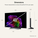 LG OLED48G66LS 48" 4K OLED evo TV